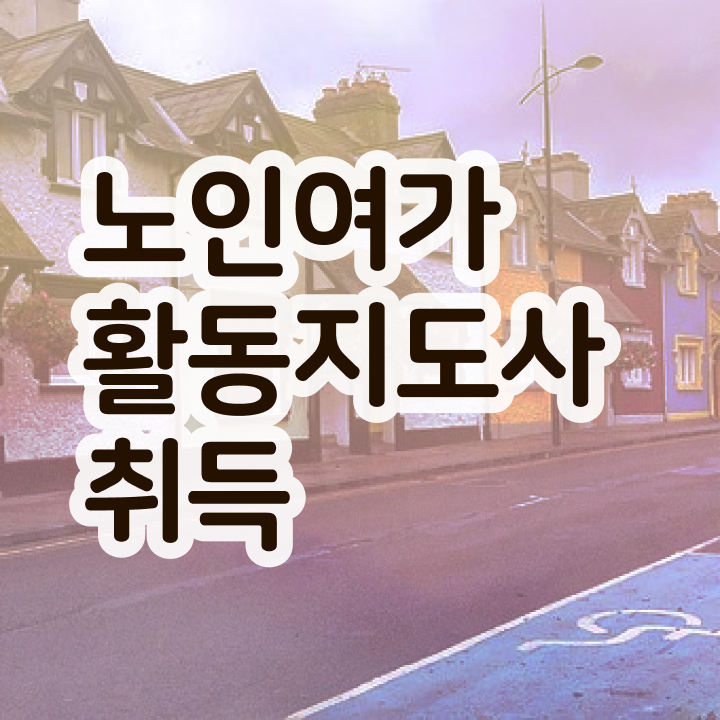  노인여가활동 , 노인여가활동지도사 취득 정보 , 향후전망