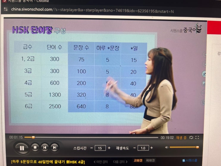 중국어인강 HSK 공부할 땐 시원스쿨 끝장패키지