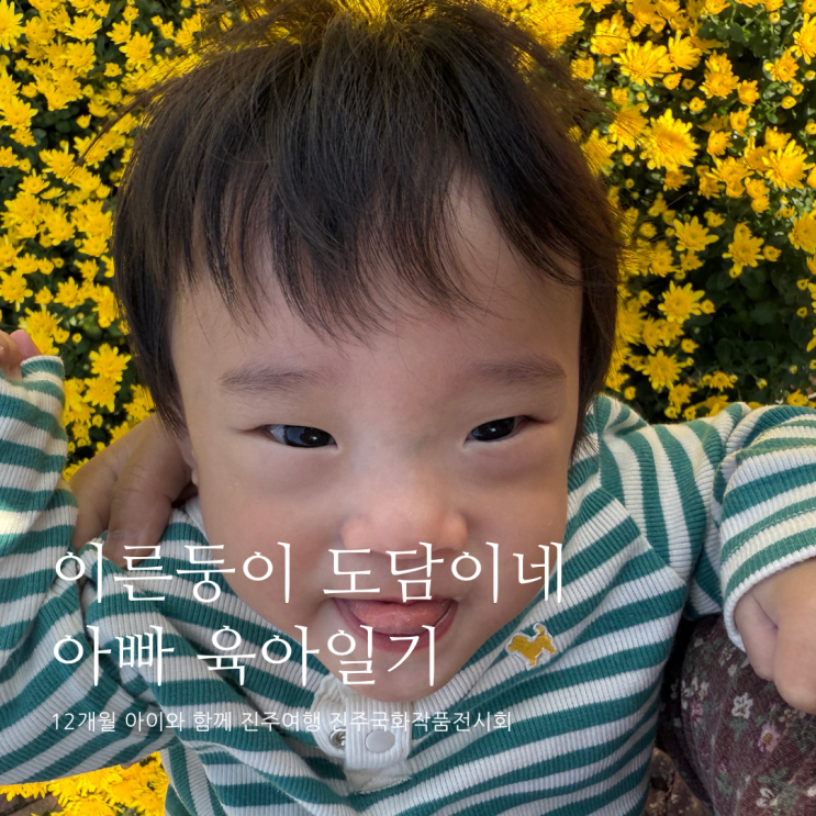 12개월 아이와 함께 진주여행 진주국화작품전시회 진주 가볼만한곳 D+367 12개월 아이와 함께 진주여행 진주국화작품전시회 진주 가볼만한곳 D+367