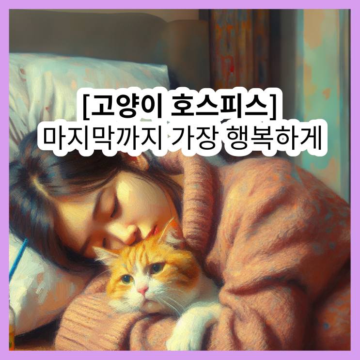  고양이 호스피스, 마지막까지 가장 행복하게