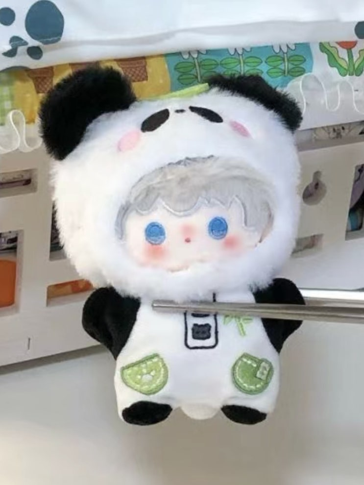  10cm 판다 만화 세트 인형옷 아이돌인형옷