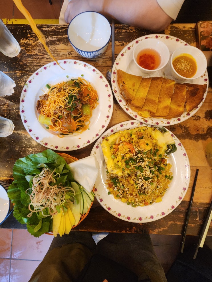  미케비치 반쎄오 맛집 나벱수아 NHA BEP XUA 리뷰