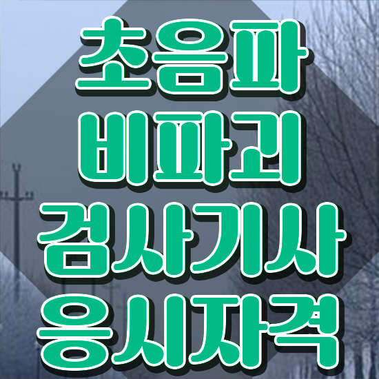  초음파비파괴검사기사 시험응시조건 인강만 듣고 쉽고 빠르게 준비한 전략