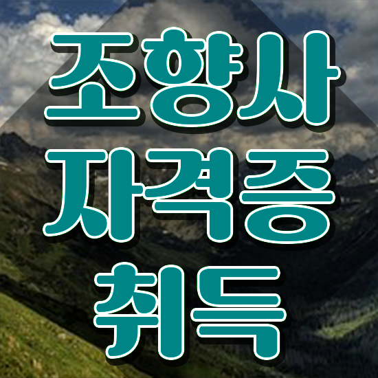  40대 자격증 추천 , 조향사 인강만 듣고 끝냈던 후기