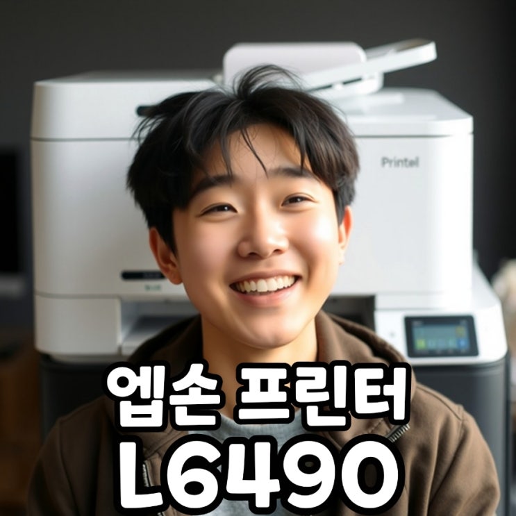  무한잉크 프린터 엡손 에코 탱크 L6490 개봉기 & 설명서