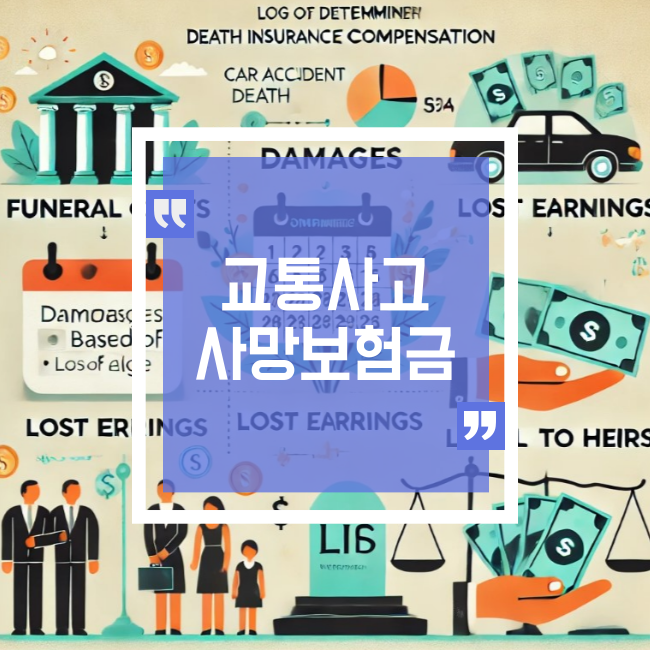  교통사고 사망보험금 알고나면 간단해요.