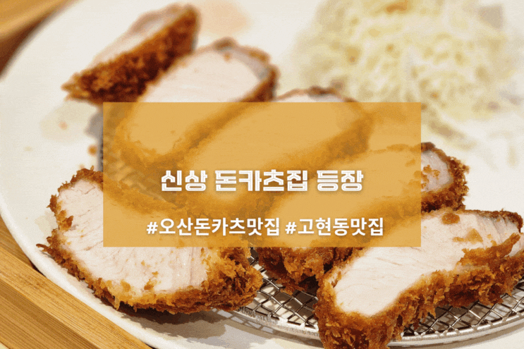  [오산 은산] 신상 돈카츠집 등장