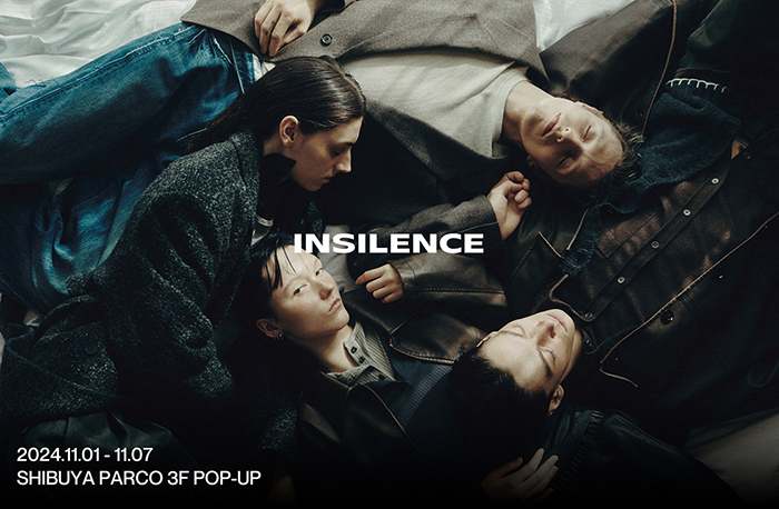  피플게이트 : 인사일런스(INSILENCE), 도쿄 시부야 파르코 백화점 팝업스토어 11월 1~7일 오픈