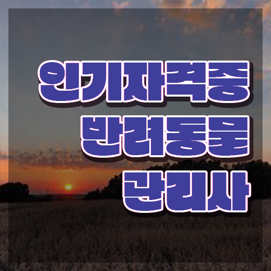  반려동물관리사자격증시험 , 반려동물관리사 자격증 1달 만에 준비한 방법 콕콕 짚어드립니다