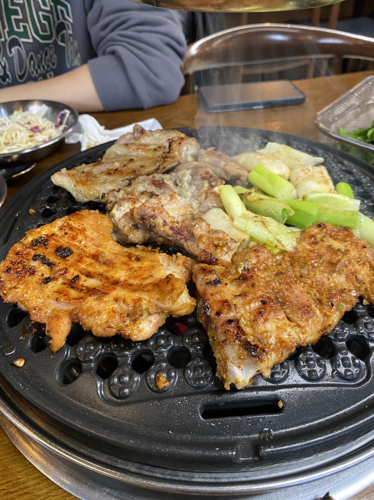  군산 여행지 철길마을맛집 오소참숯가마 경암동맛집 닭모듬