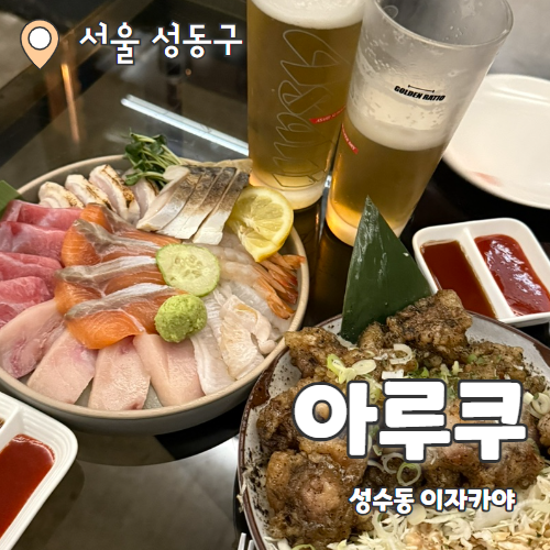  아루쿠 : 이로우의 두번째 이야기 분위기 좋은 성수술집 추천 후기
