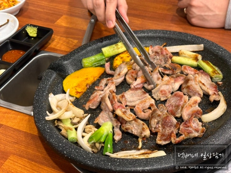  과천 회식장소로 좋은 지정타고기집 농장식구들 오리로스