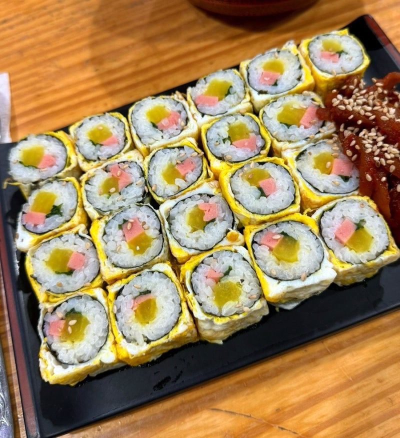 인덕원 중독적인 맛집 장수계란말이 김밥(혼밥/주차/가격/메뉴)