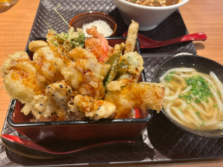 일본 점심식사 추천 후쿠오카 텐진 텐동맛집 멘야 호리노 이마이즈미점