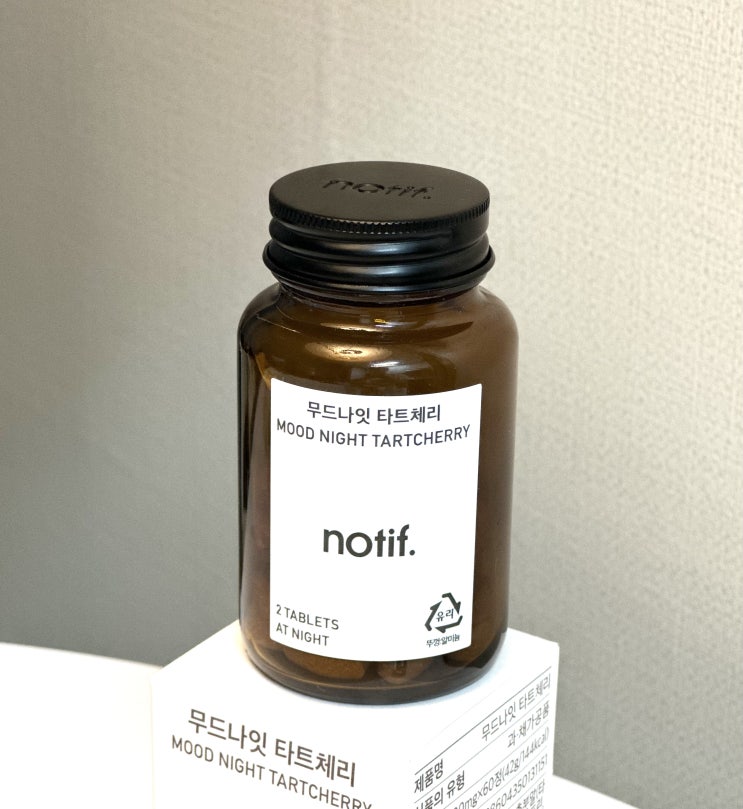  수면영양제 노티프 무드나잇 타트체리정 60정