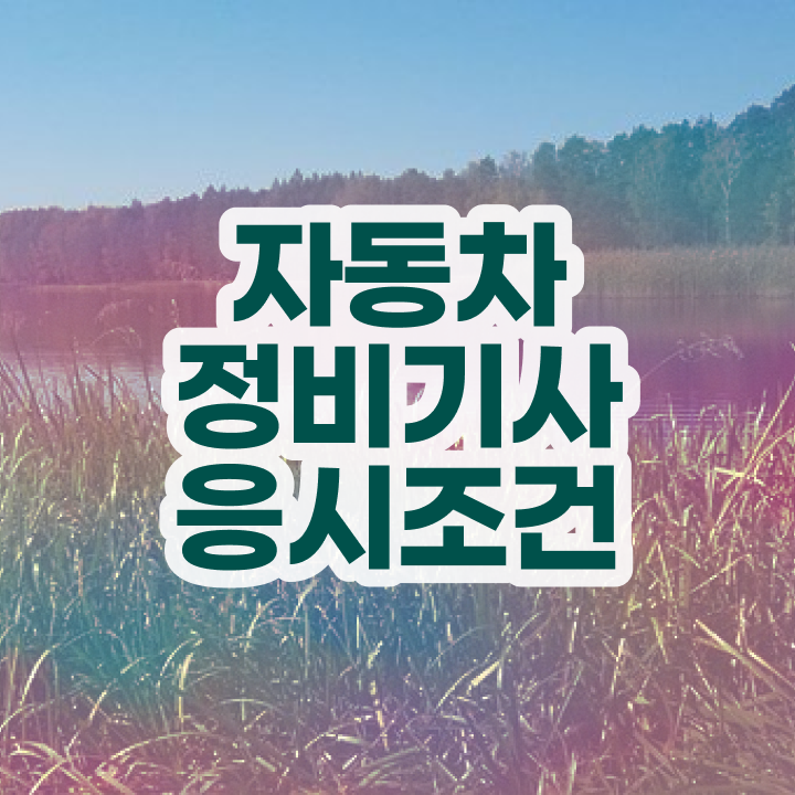  자동차정비기사 응시자격 서류 자동차정비기사 취득자격 집에서 온라인으로 편하게 성공한 노하우