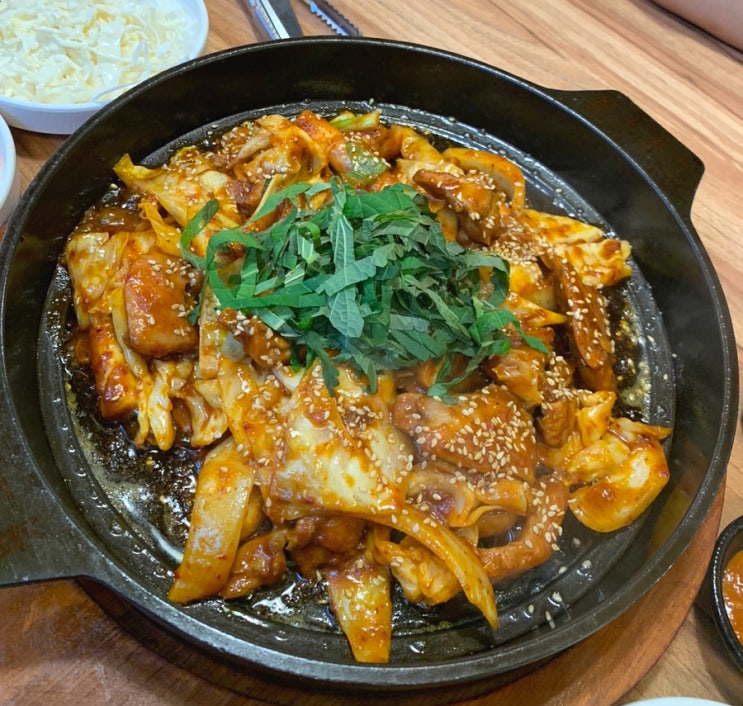  군산 밤부닭갈비/조촌동 디오션 돌판닭갈비