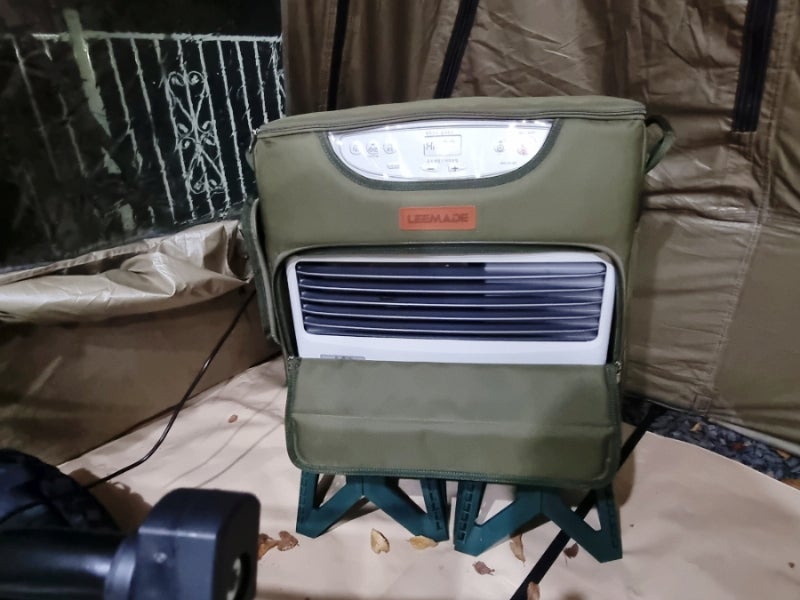 신일 팬히터 1200 가방 받침대 후기 동계캠핑 준비물 필수템