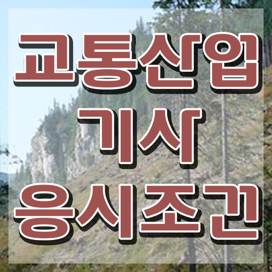 교통산업기사 교육 교통산업기사 시험응시조건 온라인 수업으로 쉽고 빠르게 성공한 비법