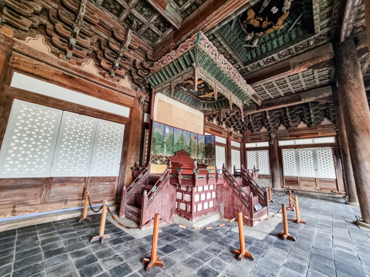  창경궁 _ 명정전 내부 관람