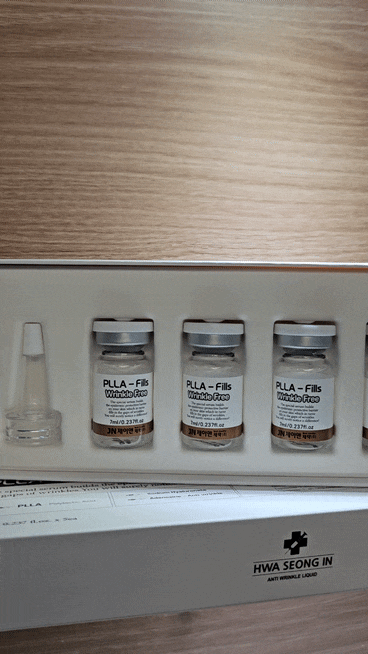  콜라겐 생성을 도와주는 바르는 필러로 콜라겐 PLLA 플라필스 링클프리 앰플