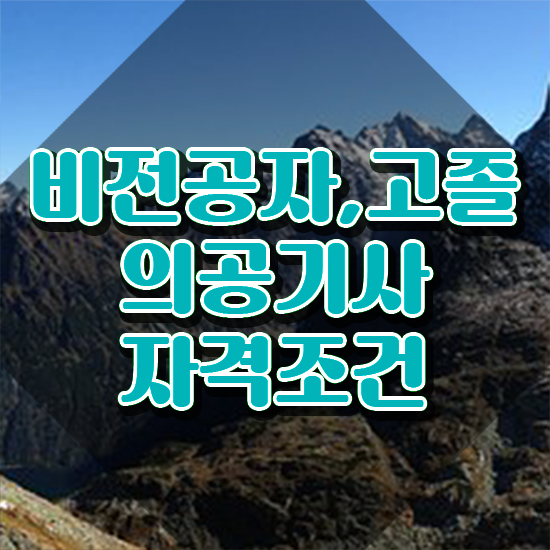  의공기사 하는일 의공기사 시험자격 학점은행제로 편하게 끝낸 팁