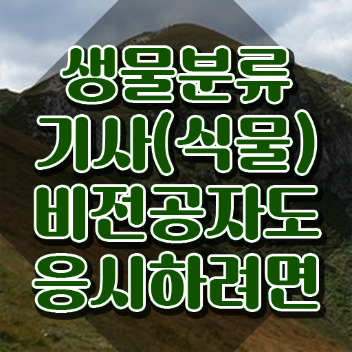  생물분류기사(식물) 하는일 생물분류기사(식물) 응시조건 인강으로 간편하게 준비한 전략