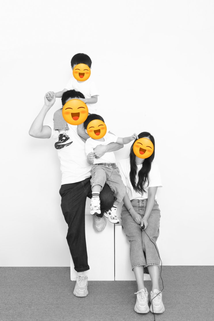  가족사진 촬영_무인 스튜디오 체험기
