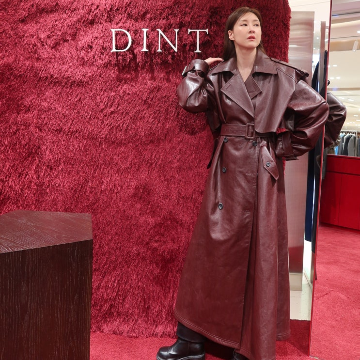  딘트 팝업스토어 강남 신세계 백화점 레더 아우터, 패딩, 원피스 쇼핑 추천 (DINT 매장 위치, 기간, 이벤트)