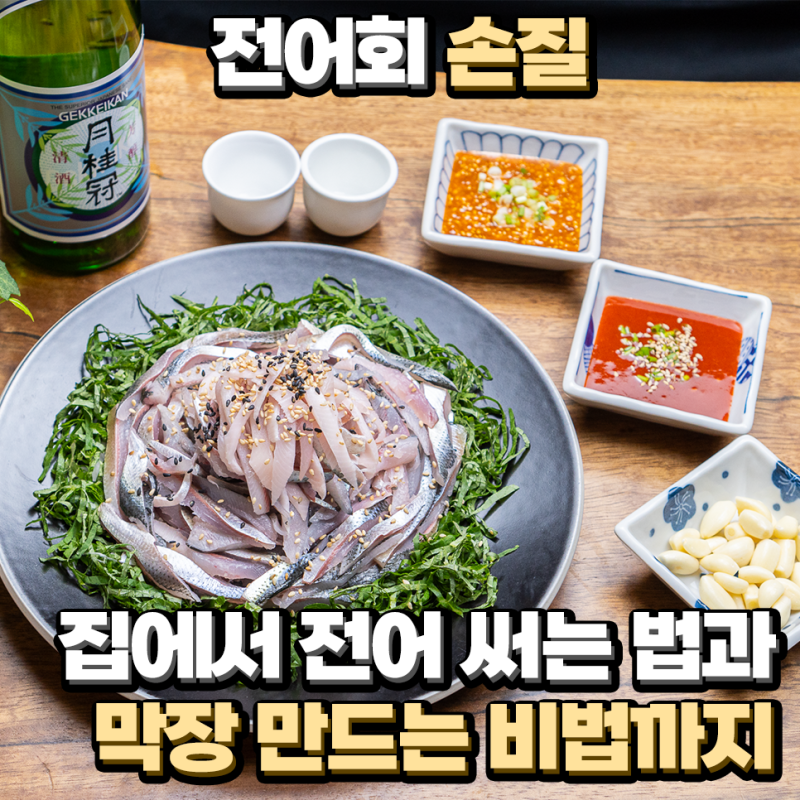 전어회 손질 집에서 전어 써는 법과 막장 만드는 비법까지