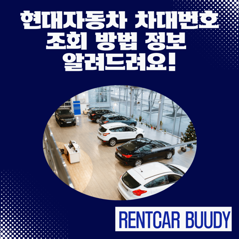 현대자동차 차대번호 조회 방법 정보 알려드려요!