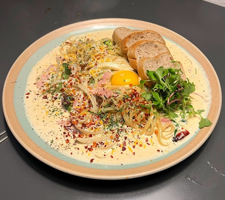  의정부 맛집 코리아타운 깐풍 닭튀김 매콤 베이컨 까르보나라, 내돈내산 음식점 후기