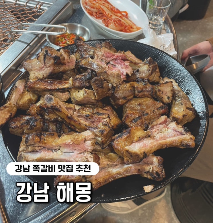  [강남/신논현] 해몽 | 신논현역 9번 출구 등갈비 찐맛집 내돈내산 후기