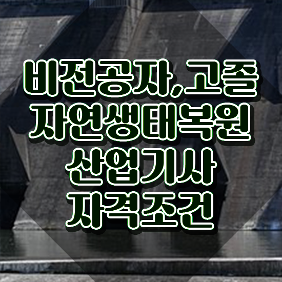  자연생태복원산업기사 시험응시조건 인강으로 간단하게 완료한 노하우