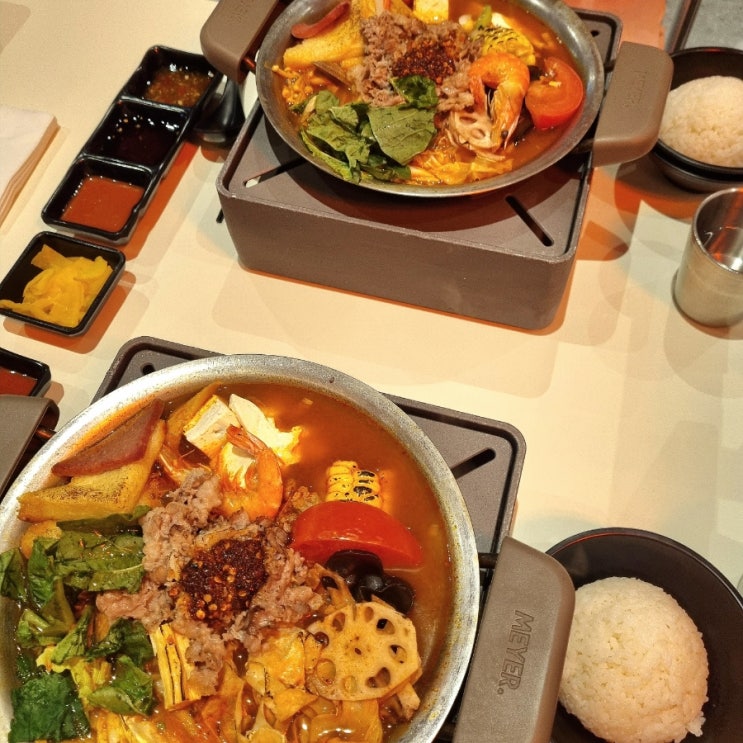  용산아이파크몰맛집 보글 1인 마라 샤브