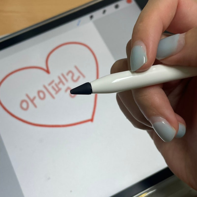 애플펜슬 무소음 펜촉(1세대애플펜슬,짭퉁펜슬 모두 호환됨)