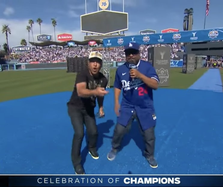 MLB | 다저스타디움에서의 "셀러브레이션 오브 챔피언스"