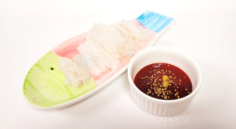 갑오징어 맛있는 회 뜨는 법 회 손질법 제철 해산물 요리 만들기