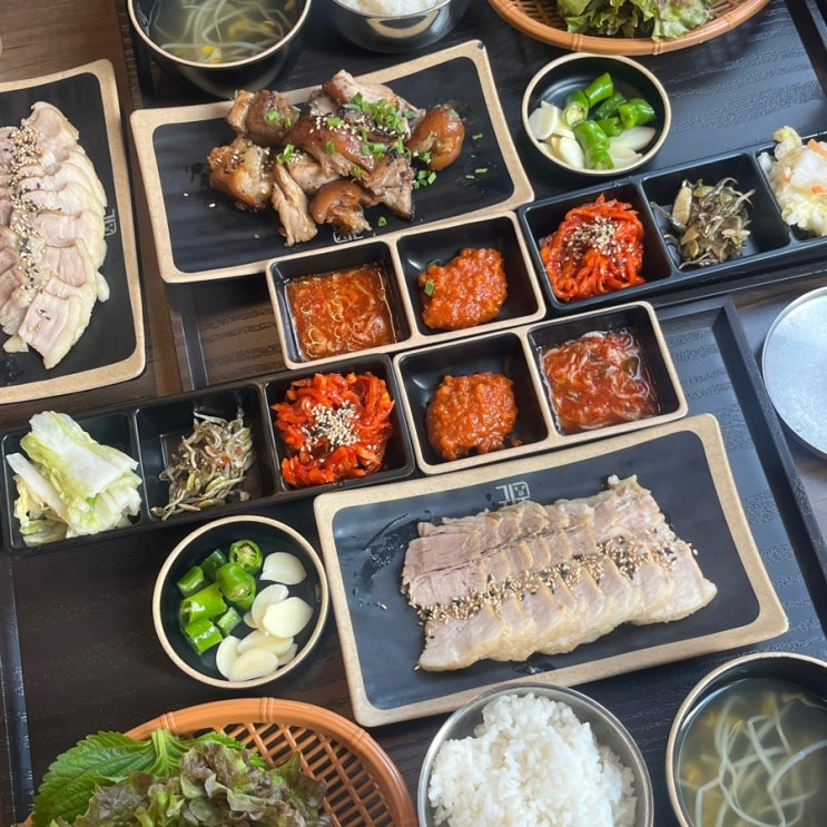  주차 가능 양재역 맛집 족발 보쌈 추천 귀한족발
