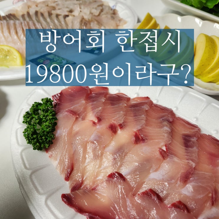  대전방어맛집 유성 보물섬수산 방어회 회포장