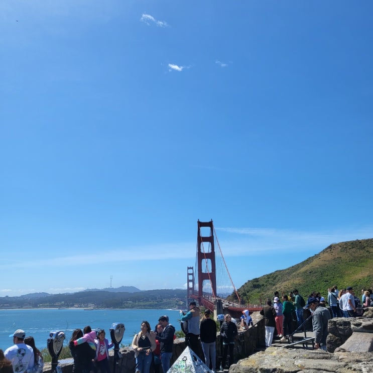  미국여행일지(5) 골든게이트브릿지, 금문교, 샌프란시스코, 우버 타고 이동 golden gate bridge