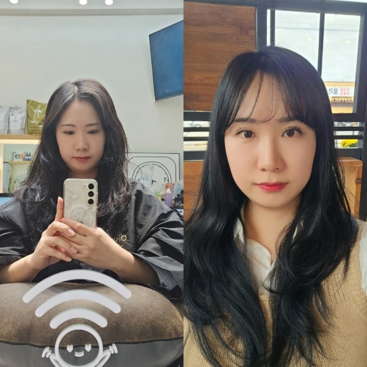  [남산동미용실] 대구 온리유헤어살롱에서의 붉은기 제거 애쉬브라운 톤다운 염색 후기