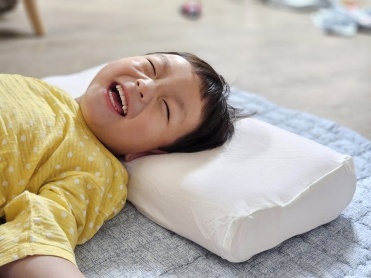  어린이베개 유아 비염이 있다면 한지커버 사용해보세요