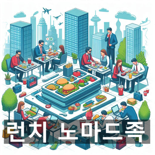  [경제/시사] '런치 노마드족'이란 무엇이고 현재의 어떤 세태를 반영하고 있는가