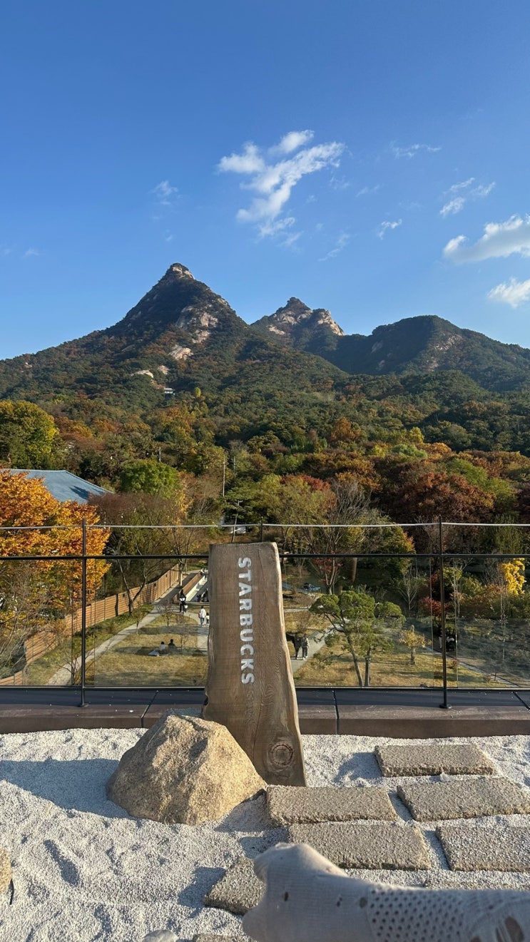  [가을 데이트] 스타벅스 더북한산점, 노을뷰 단풍뷰 카페 추천