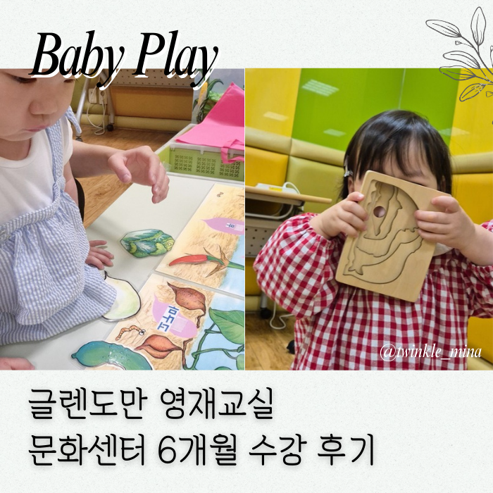  글렌도만 영재교실 문화센터 인지 발달 수업 듣고 느낀 점