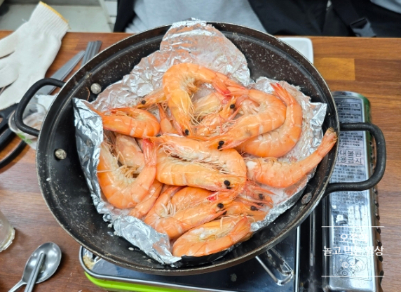  [수원 파장시장 맛집] 광어 2마리 회수산 전문점 / 왕새우구이, 광어+우럭 추천