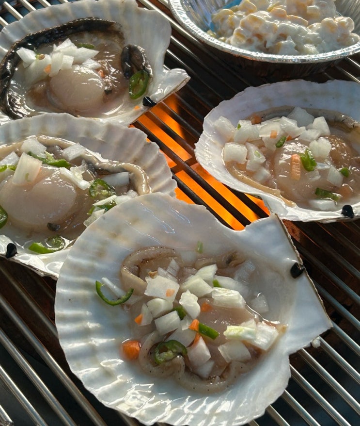  오션뷰 부산 청사포조개구이 맛집 제이제이가리비 후기
