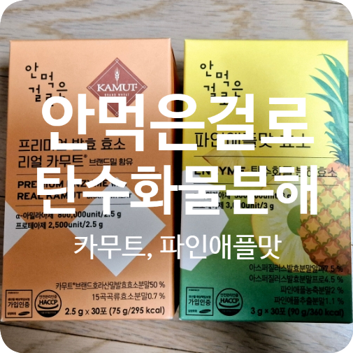  맛있게 먹고 안먹은걸로 효소로 칼로리 컷!!