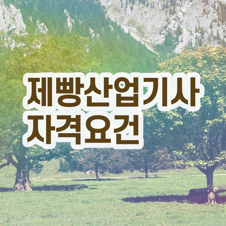  제빵산업기사 시험응시조건 온라인 과정으로 빠르게 성공한 후기